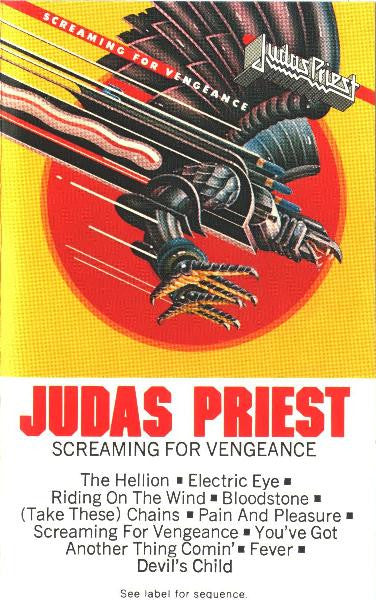 Judas Priest - Screaming For Vengeance - New Cassette 1982 Sealed Columbia Tape - Heavy Metal - Shuga Records