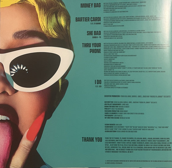Cardi B - Invasion Of Privacy - Mint- 2 LP Record 2018 Atlantic Vinyl - Hip Hop / Pop Rap / Trap - Shuga Records