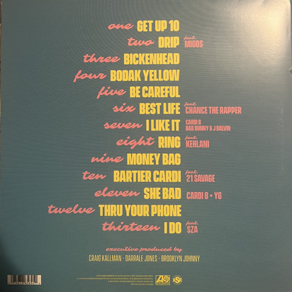 Cardi B - Invasion Of Privacy - Mint- 2 LP Record 2018 Atlantic Vinyl - Hip Hop / Pop Rap / Trap - Shuga Records