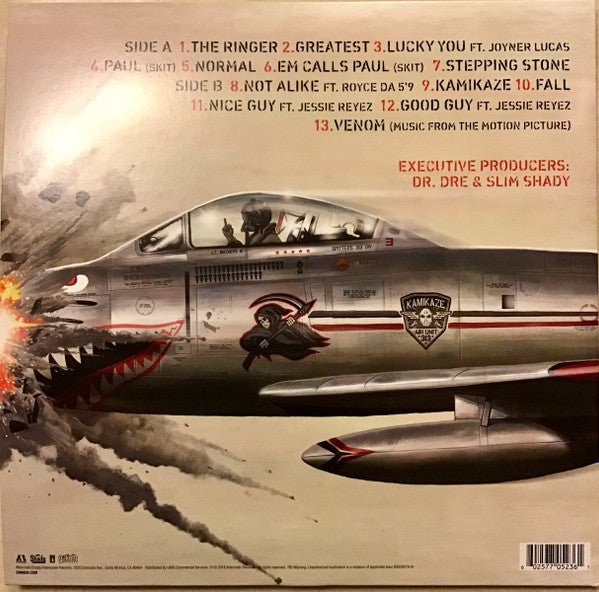 Eminem - Kamikaze - Mint- LP Record 2018 Aftermath Shady Interscope USA Picture Disc Red Camouflage Vinyl - Hip Hop - Shuga Records