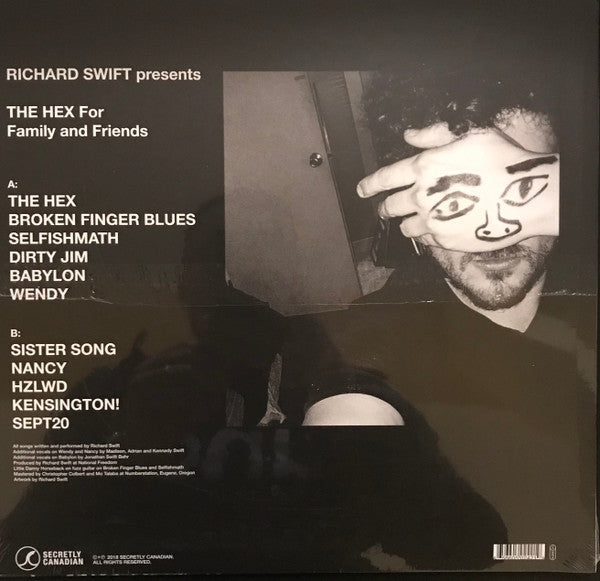 Richard Swift - The Hex - Mint- LP Record 2018 Secretly Canadian PROMO Vinyl & Download - Indie Rock - Shuga Records