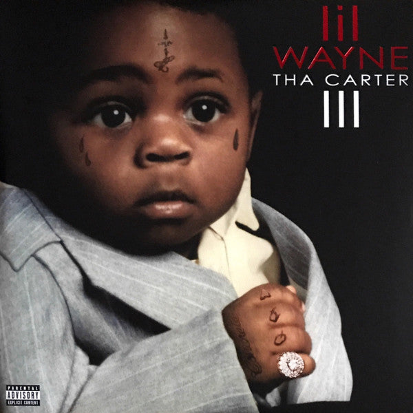 Lil Wayne ‎– Tha Carter III (2008) - Mint- 2 LP Record 2018 Cash Money Vinyl Me, Please Red & Black Galaxy 180 gram Vinyl & Insert - Hip Hop - Shuga Records