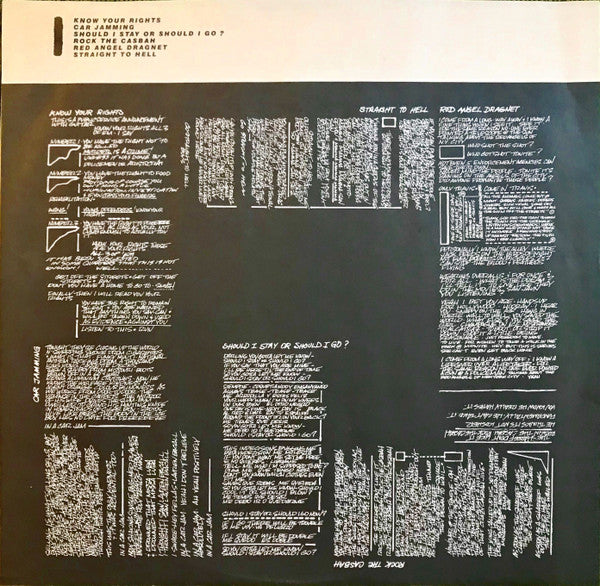 The Clash - Combat Rock - VG+ LP Record 1982 Epic USA Original Vinyl & Inner - Punk Rock / Dub / Rock - Shuga Records