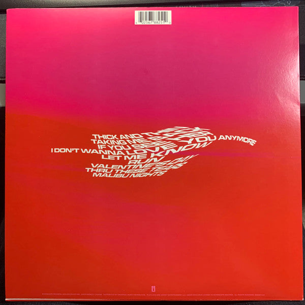 LANY – Malibu Nights - New LP Record 2018 Polydor Interscope Clear Vinyl - Indie Pop / Synth-pop - Shuga Records