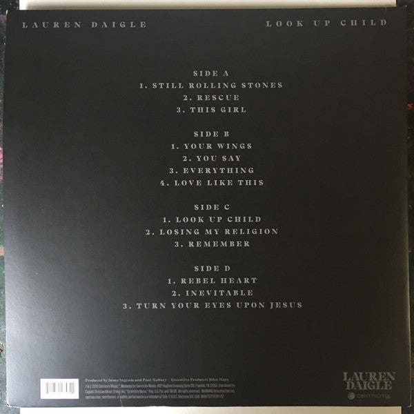 Lauren Daigle - Look Up Child - New 2 LP Record 2018 Centricity Music USA 180 gram Vinyl - Soul / Pop / Acoustic / Gospel - Shuga Records