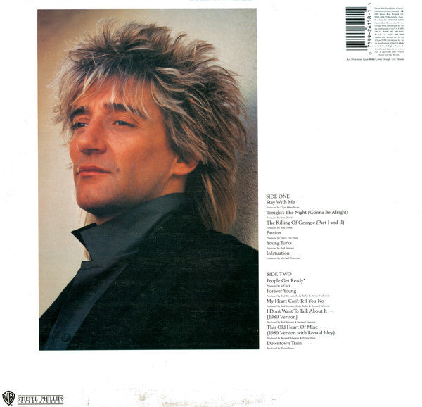 Rod Stewart - Downtown Train (Selections From The Storyteller Anthology) - Mint- LP Record 1990 Warner USA Vinyl - Pop Rock - Shuga Records