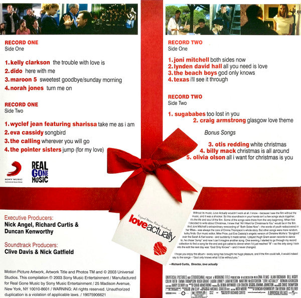 Various - Love Actually - New 2 LP Record 2018 Real Gone Music White Vinyl - Soundtrack - Shuga Records