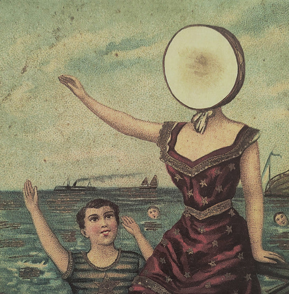 Neutral Milk Hotel - In The Aeroplane Over The Sea - VG+ LP Record 1998 Merge Yellow Bias 2nd Pressing Vinyl & Insert - Indie Rock / Lo-Fi - Shuga Records