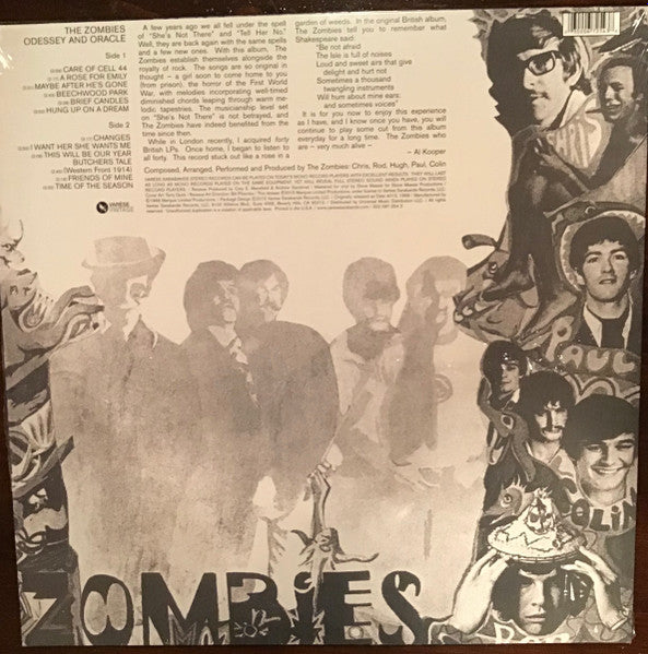 The Zombies - Odessey And Oracle (1968) - Mint- LP Record 2015 Varèse Sarabande Vinyl - Psychedelic Rock - Shuga Records