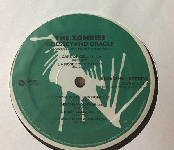 The Zombies - Odessey And Oracle (1968) - Mint- LP Record 2015 Varèse Sarabande Vinyl - Psychedelic Rock - Shuga Records