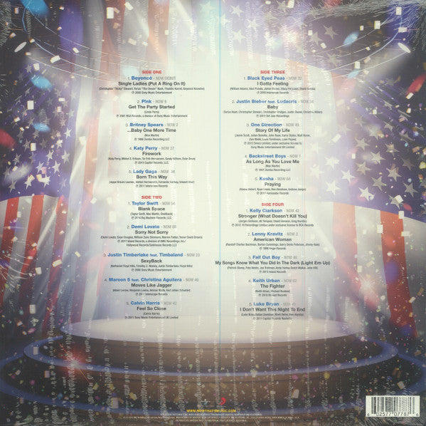 Various ‎– Now That's What I Call Music! 20th Anniversary Volume 1 - New 2 LP Record 2018 Sony UMG Red & Blue Vinyl - Pop / Rock / Hip Hop / Country - Shuga Records