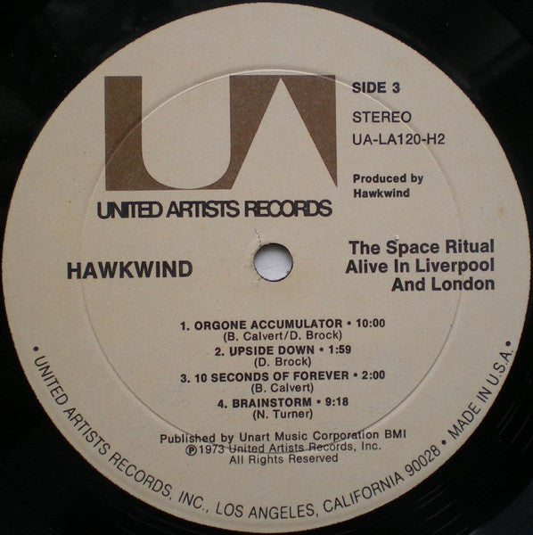 Hawkwind - Space Ritual - Mint- 2 LP Record 1973 United Artists USA Original Vinyl & Foldout Sleeve - Psychedelic Rock / Space Rock / Prog Rock - Shuga Records
