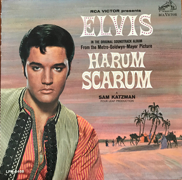 Elvis Presley - Harum Scarum - VG LP Record 1965 RCA USA Mono Original Vinyl - Rock & Roll / Soundtrack - Shuga Records