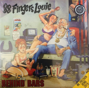 88 Fingers Louie - Behind Bars (1995) - Mint- LP Record 2019 Hopeless USA Blue Vinyl, Insert & Download - Punk Rock / Melodic Hardcore - Shuga Records