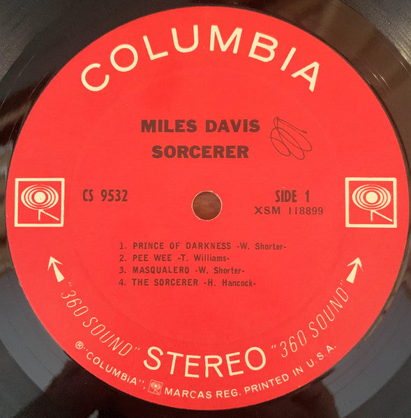 Miles Davis - Sorcerer - Mint- LP Record 1967 Columbia USA Original Stereo Vinyl - Jazz / Modal - Shuga Records