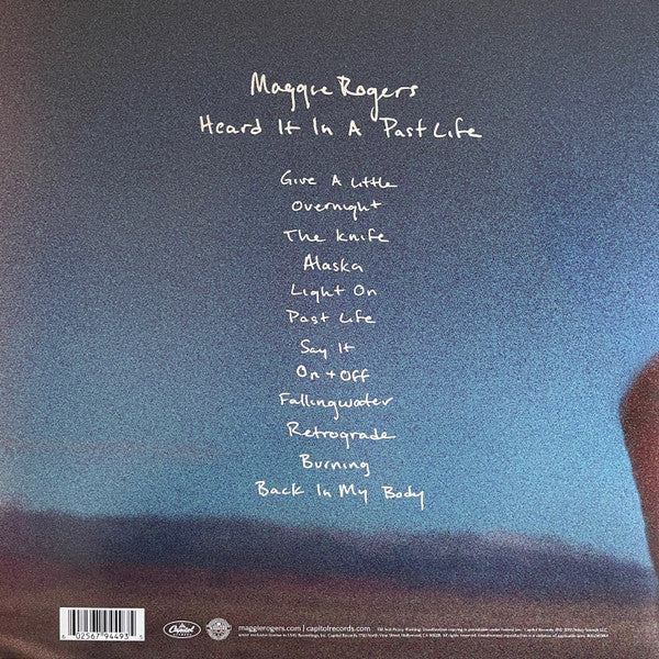 Maggie Rogers - Heard It In A Past Life - Mint- LP Record 2019 Capitol USA 180 gram Vinyl - Indie Rock