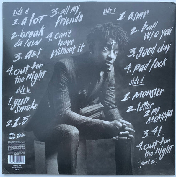 21 Savage - I am > I was - Mint- 2 LP Record 2019 Slaughter Gang Epic Vinyl - Hip Hop / Trap - Shuga Records