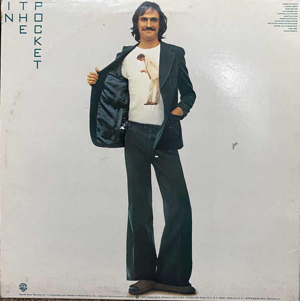 James Taylor - In the Pocket - VG+ LP Record 1976 Warner USA Vinyl - Soft Rock / Pop Rock / Folk Rock - Shuga Records