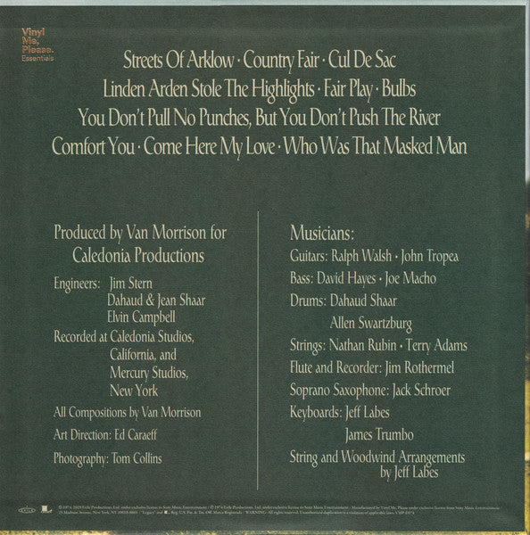Van Morrison - Veedon Fleece (1974) - Mint- LP Record 2019 Exile Vinyl Me Please Club Emerald Vinyl - Rock / Folk Rock - Shuga Records