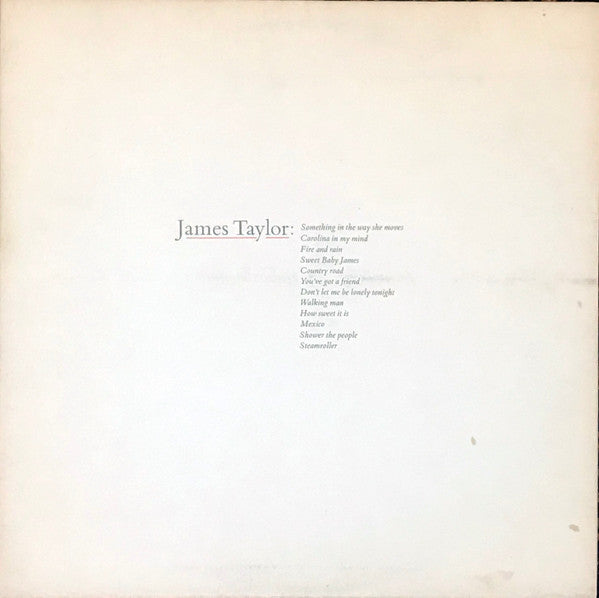 James Taylor ‎- James Taylor's Greatest Hits - VG+ LP Record 1976 Warner USA Vinyl - Pop Rock / Soft Rock / Folk Rock - Shuga Records