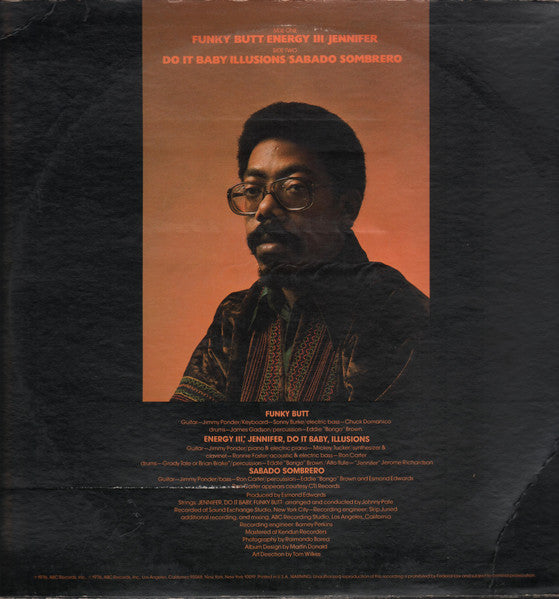 Jimmy Ponder – Illusions - Mint- LP Record 1976 ABC Impulse! USA Vinyl - Jazz / Fusion / Funk - Shuga Records