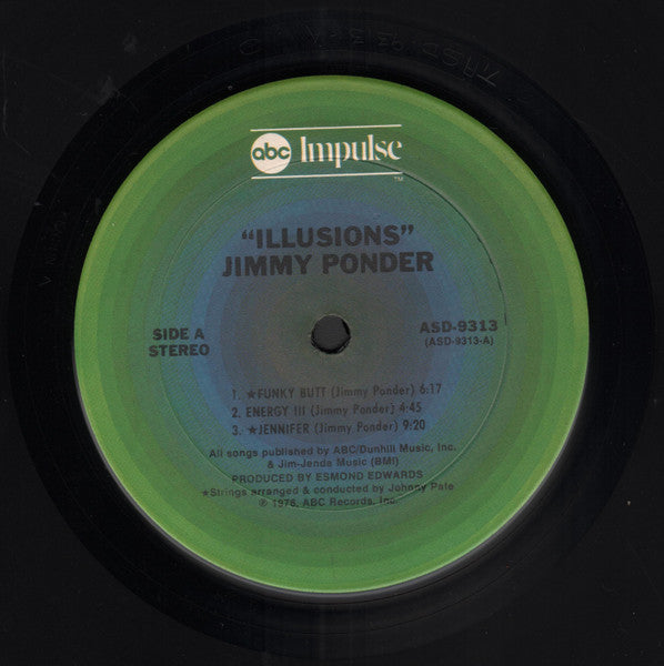 Jimmy Ponder – Illusions - Mint- LP Record 1976 ABC Impulse! USA Vinyl - Jazz / Fusion / Funk - Shuga Records