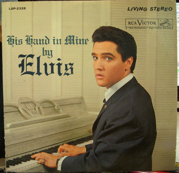 Elvis Presley With The Jordanaires - His Hand In Mine - VG+ LP Record 1964 RCA USA Original Vinyl - Rock / Gospel - Shuga Records