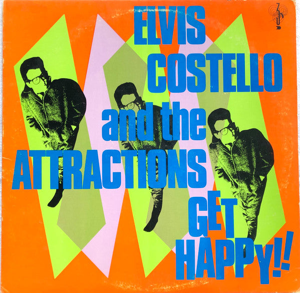 Elvis Costello & The Attractions - Get Happy! - VG+ LP Record 1980 Columbia USA Vinyl - Pop Rock / New Wave - Shuga Records