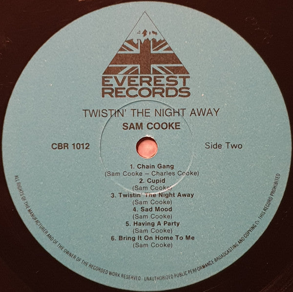 Sam Cooke - Twistin' The Night Away (1962) - Mint- LP Record 1984 Everest UK Vinyl - Soul / R&B - Shuga Records