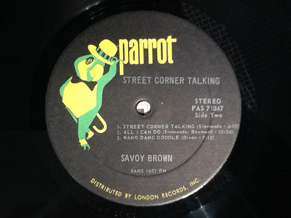 Savoy Brown - Street Corner Talking - Mint- LP Record 1971 Parrot USA Original Vinyl - Hard Rock / Blues Rock - Shuga Records