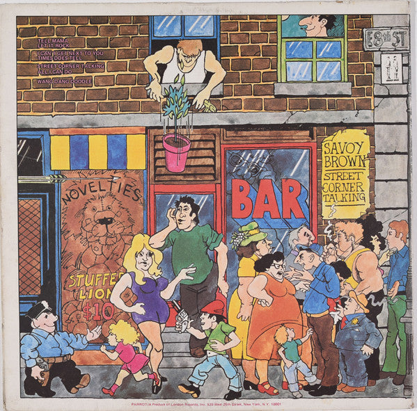 Savoy Brown - Street Corner Talking - Mint- LP Record 1971 Parrot USA Original Vinyl - Hard Rock / Blues Rock - Shuga Records