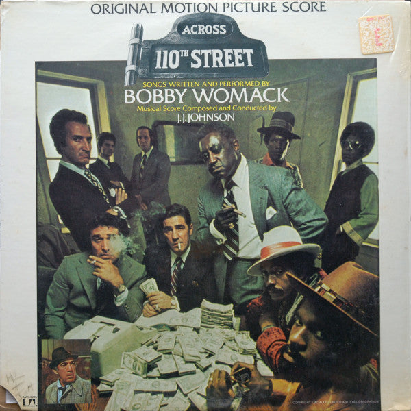 Bobby Womack, J.J. Johnson – Across 110th Street - VG+ LP Record 1972 United Artists USA Vinyl - Soundtrack / Soul / Funk - Shuga Records