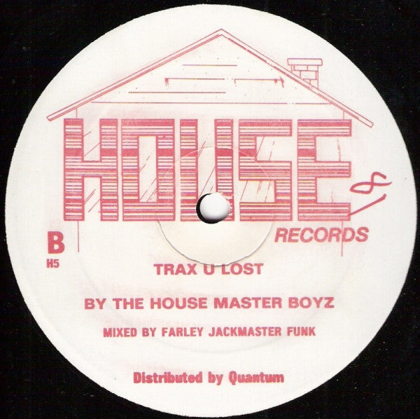 The House Master Boyz - Thanks 4 The Trax U Lost - VG 12" Single Record 1986 House USA Vinyl - Chicago House / Acid House - Shuga Records