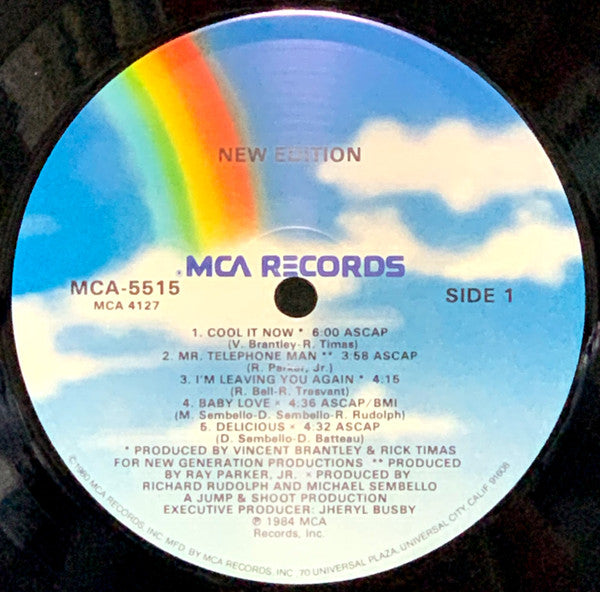 New Edition ‎– New Edition - VG LP Record 1984 MCA USA Vinyl - Soul / New Jack Swing - Shuga Records