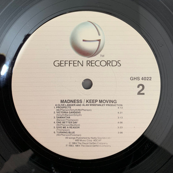 Madness - Keep Moving - Mint- LP Record 1984 Geffen USA Vinyl - Pop Rock / Ska - Shuga Records