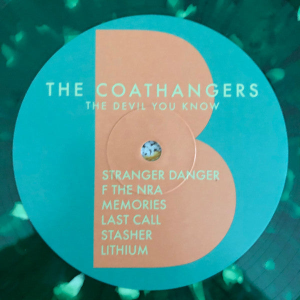 The Coathangers - The Devil You Know - Mint- LP Record 2019 Suicide Squeeze PROMO Bittersweet Green w/ White Splatter Vinyl & Download - Garage Punk / Punk Rock - Shuga Records