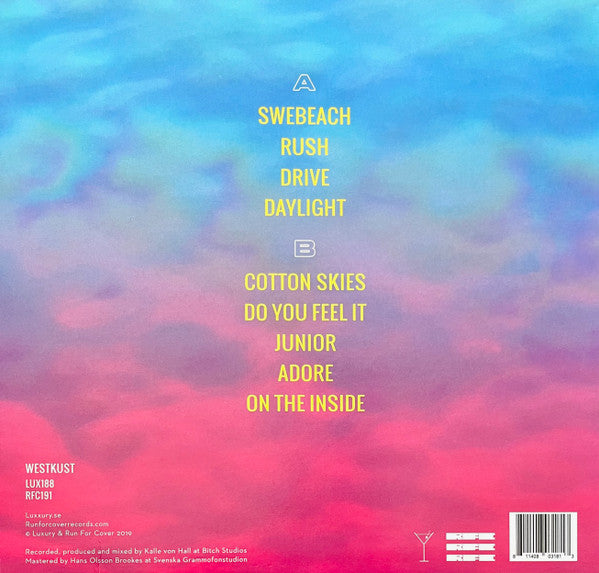 Westkust - Westkust - New LP Record 2019 Run For Purple Vinyl - Rock / Shoegaze - Shuga Records