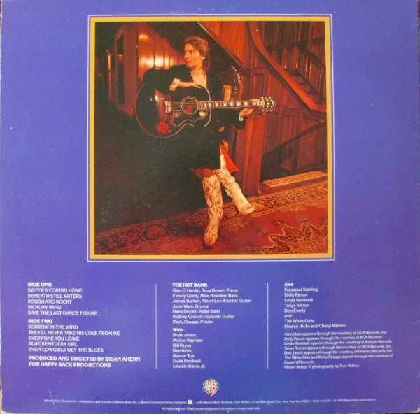 Emmylou Harris - Blue Kentucky Girl - VG+ LP Record 1979 Warner USA Vinyl - Country Rock / Folk Rock - Shuga Records