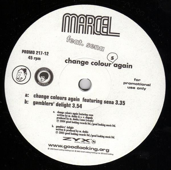 Marcel - Change Colours Again - New 12" Single Record 2005 Cookin' UK Vinyl - Downtempo - Shuga Records
