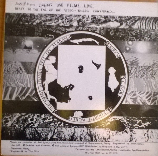 Jackdaw With Crowbar - Monarchy Mayhem And Fi$hpaste - Mint- EP Record 1987 Ron Johnson UK Vinyl - Alternative Rock / Indie Rock / Dub - Shuga Records