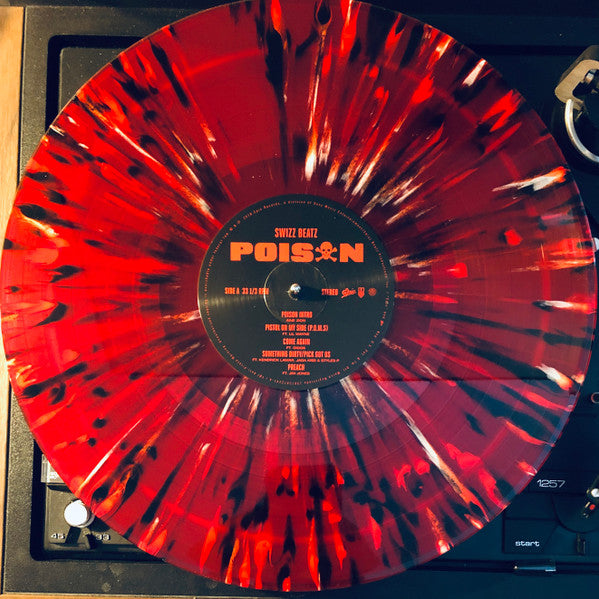 Swizz Beatz - Poison - New LP Record 2019 Epic USA Red with Black & White Splatter Vinyl - Hip Hop / Boom Bap - Shuga Records