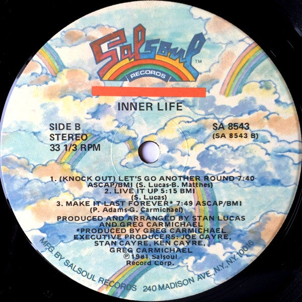 Inner Life – Inner Life - VG+ (no original cover) LP Record 1981 Salsoul Original USA Vinyl - Disco / Boogie / Soul / Funk - Shuga Records