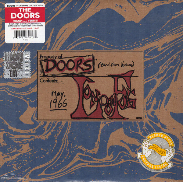 The Doors - London Fog - Mint- 10" LP Record Store Day 2019 Elektra RSD Vinyl & Numbered - Blues Rock / Classic Rock - Shuga Records