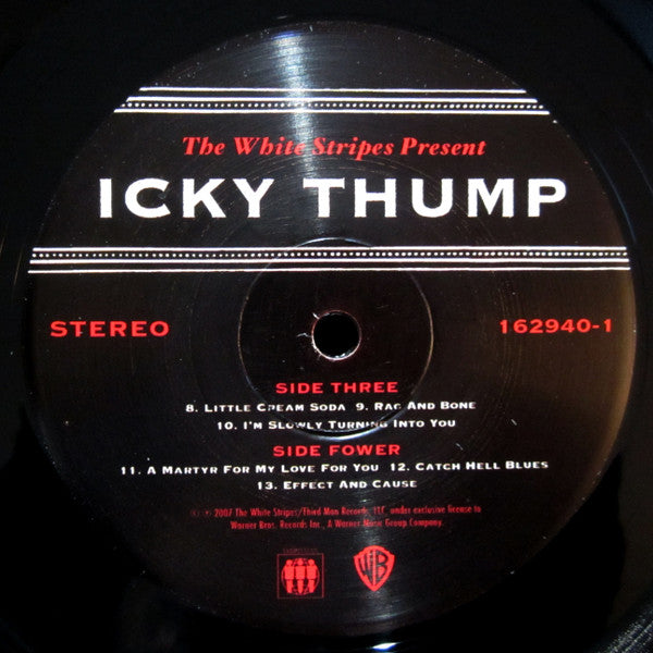 The White Stripes - Icky Thump - VG+ 2 LP Record 2007 Warner Third Man USA Original Vinyl & Insert - Garage Rock / Indie Rock / Blues Rock - Shuga Records