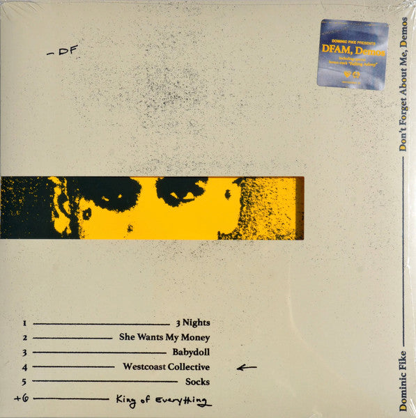 Dominic Fike - Don't Forget About Me, Demos - New EP Record 2019 Columbia USA Vinyl - Indie Rock / Alternative Rock - Shuga Records