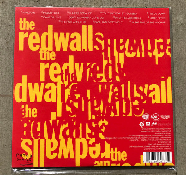 The Redwalls - The Redwalls - LP Record 2007 Mad Dragon Red Vinyl & 24" Poster - Garage Rock / Alternative Rock / Indie Rock - Shuga Records