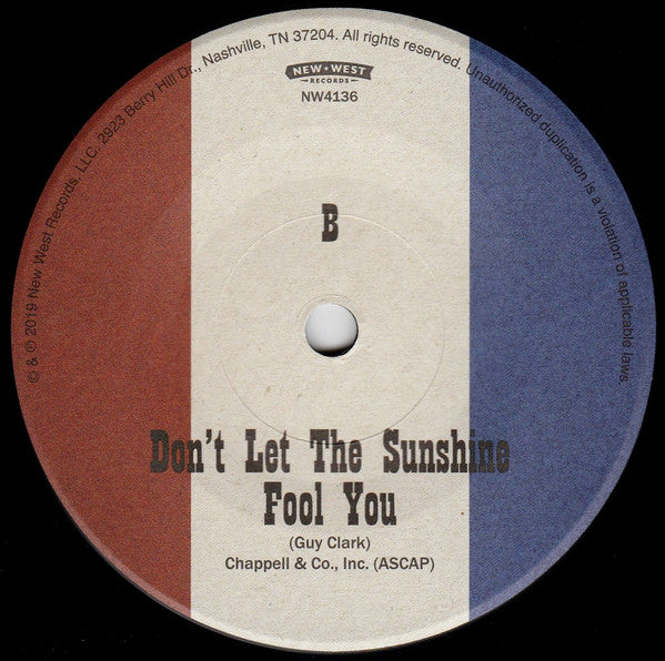 Steve Earle - El Coyote / Don't Let The Sunshine Fool You - New 7" Single Record Store Day 2019 New West RSD Vinyl - Rock / Folk / Country - Shuga Records