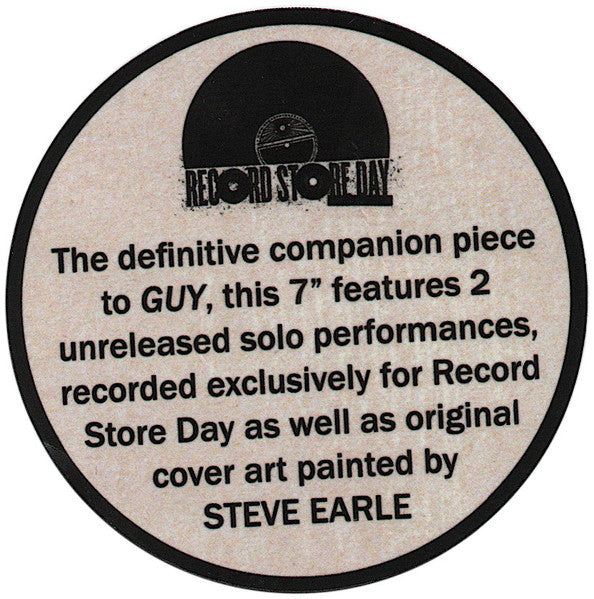 Steve Earle - El Coyote / Don't Let The Sunshine Fool You - New 7" Single Record Store Day 2019 New West RSD Vinyl - Rock / Folk / Country - Shuga Records