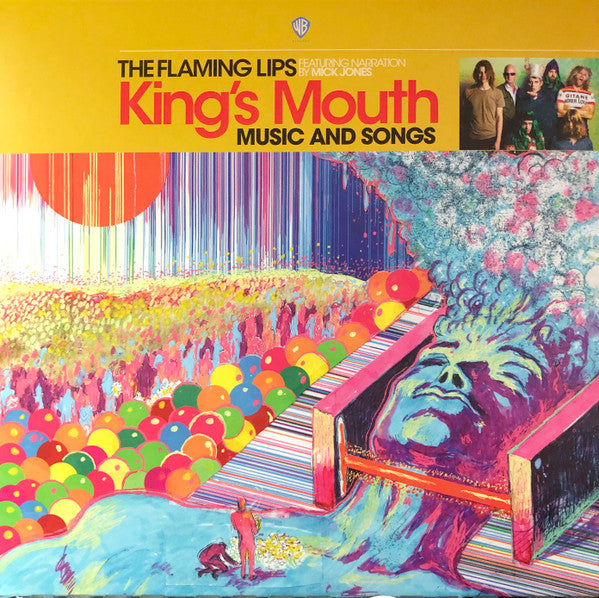 The Flaming Lips Featuring Narration By Mick Jones - King's Mouth (Music And Songs) - Mint- LP Record Store Day 2019 Warner USA RSD Gold Vinyl - Psychedelic Rock - Shuga Records