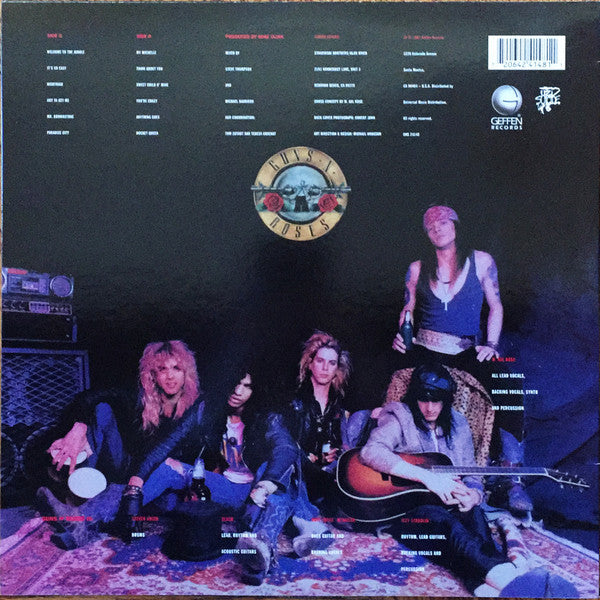 Guns N' Roses - Appetite for Destruction (1987) - New LP Record 2015 Geffen Uzi Suicide Back to Black 180 gram Audiophile Vinyl EnvyPak Sleeve - Pop Rock / Hard Rock
